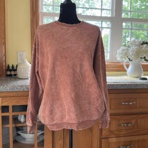 Dusty coral crewneck sweatshirt